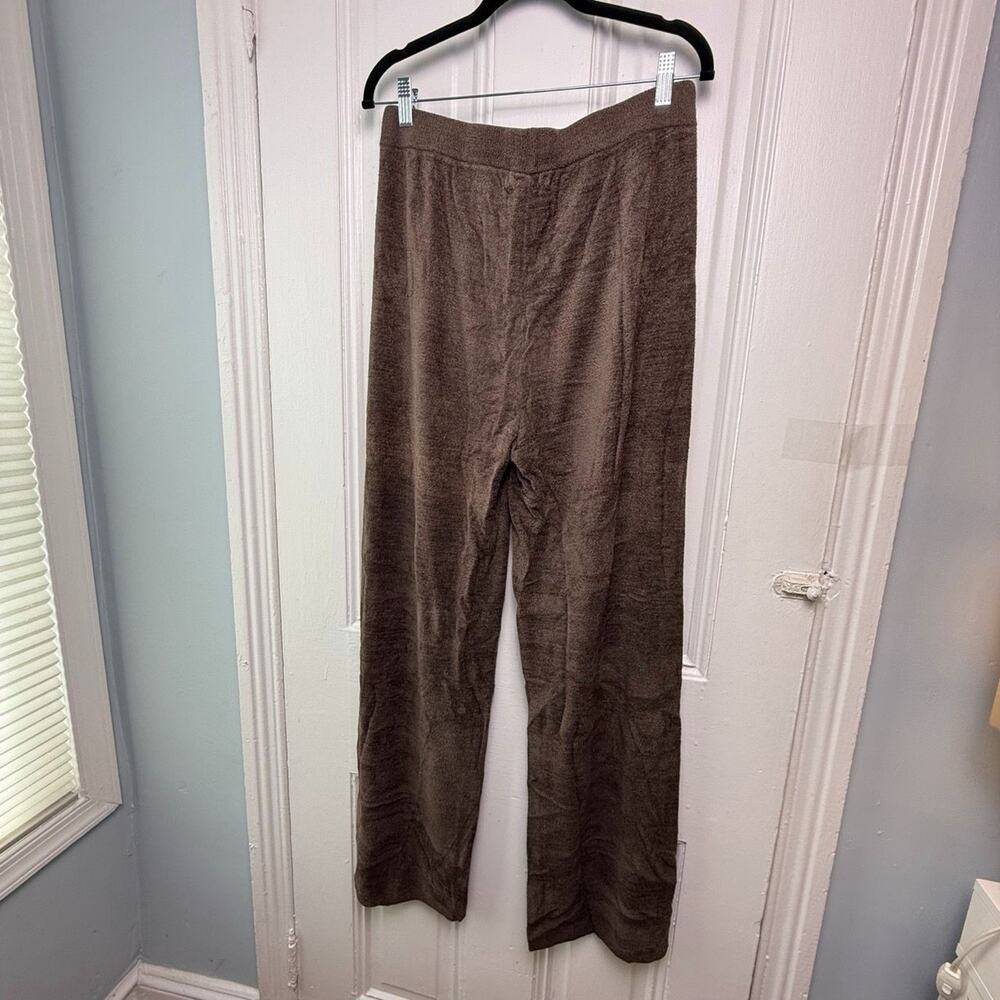 Barefoot Dreams CozyChic Ultra Lite Pants Womens Medium Tall Brown NWOT - Picture 5 of 7